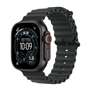 Watch Apple Watch Ultra 3 (2025) 5G 49mm Black Titanium Case with Ocean Band - Black