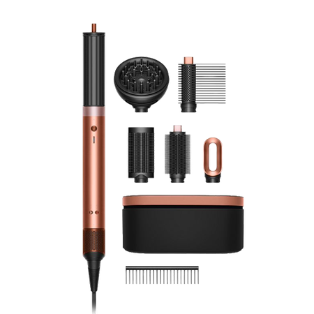 Dyson Airwrap Co-anda2x Multi-Styler and Dryer with Diffuser HS09 - Amber Silk (Gift Edition)