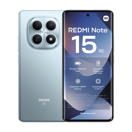 Xiaomi Redmi Note 15 5G Dual Sim 8GB RAM 256GB - Blue