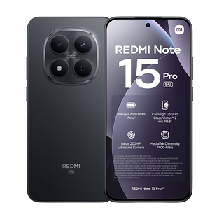Xiaomi Redmi Note 15 Pro 5G Dual Sim 8GB RAM 256GB - Black