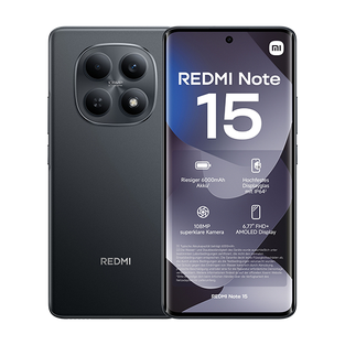 Xiaomi Redmi Note 15 4G Dual Sim 6GB RAM 128GB - Black
