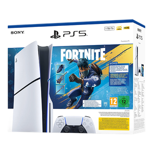 Sony PlayStation 5 Slim Disc Edition 1TB + Fortnite: Flowering Chaos - White