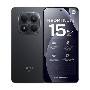 Xiaomi Redmi Note 15 Pro 5G Dual Sim 8GB RAM 512GB - Black